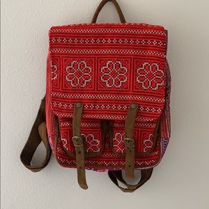 Embroidered backpack from Laos